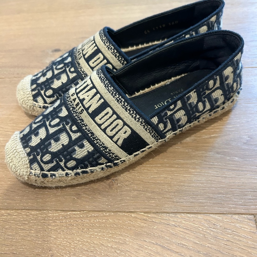 Dior Granville espadrille shoes 36 6